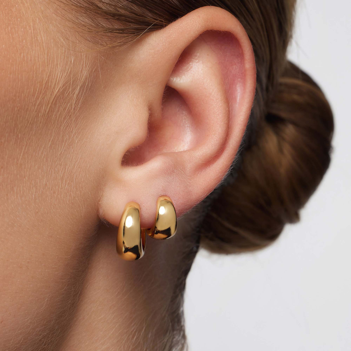 18k Gold Rue Mini Hoop Earrings