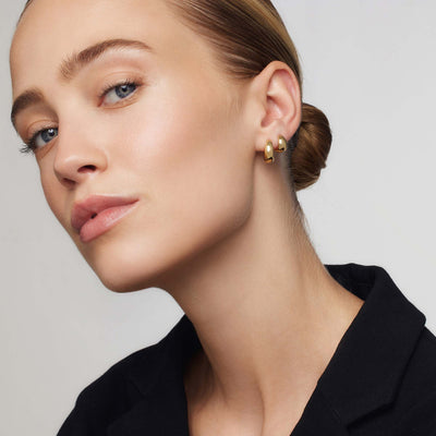 18k Gold Rue Mini Hoop Earrings
