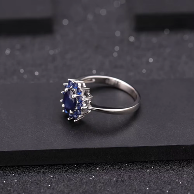 Classic Natural Blue Sapphire Ring