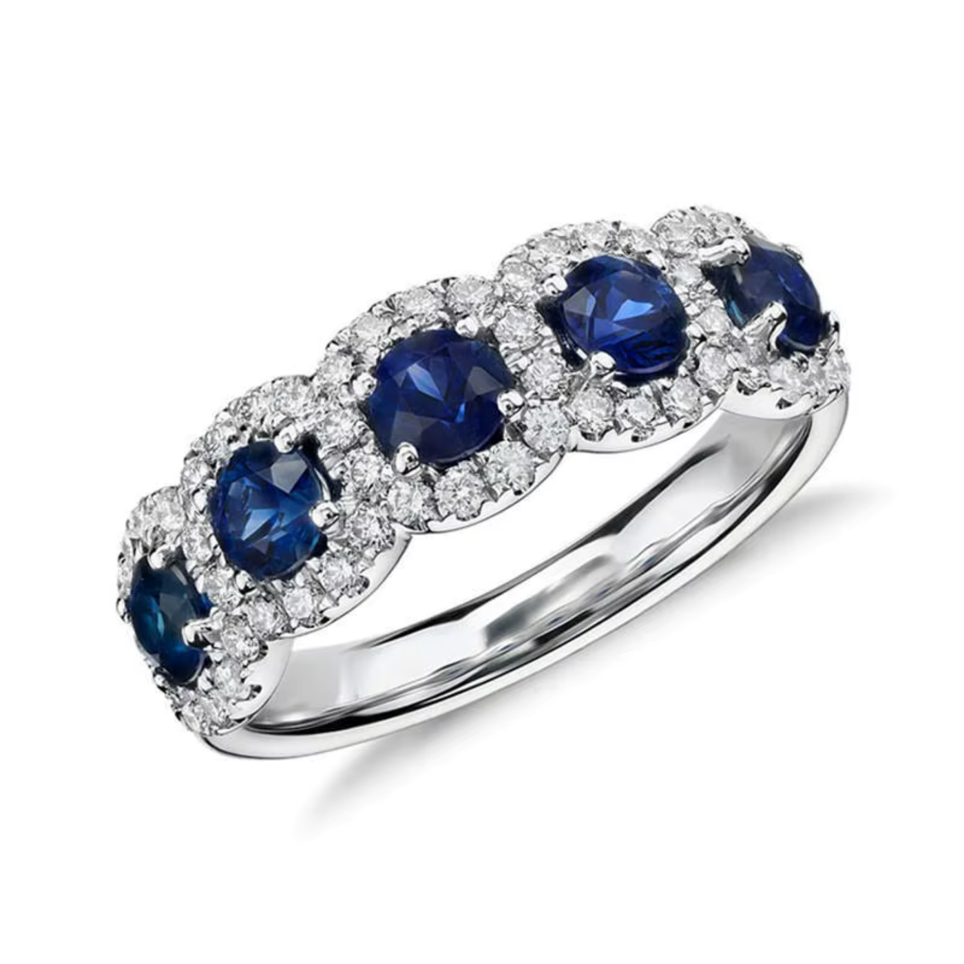 Classic Sapphire Halo Ring