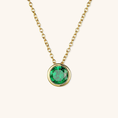 Amelia 18k Gold Birthstone Necklace