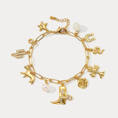 Retro Lucky Charm Bracelet