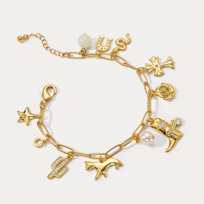 Retro Lucky Charm Bracelet