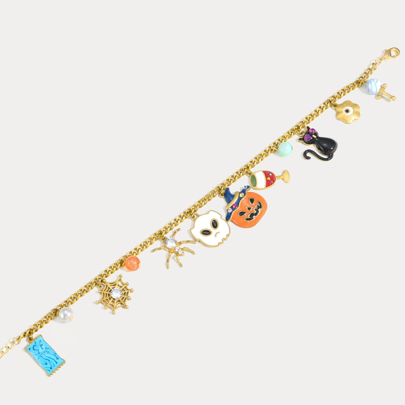 Enchanting Halloween Charm Bracelet