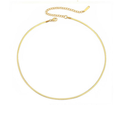 18k Gold Fish Braid Necklace