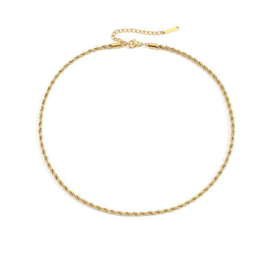 Twisted Style Olivia Necklace | 18K Gold
