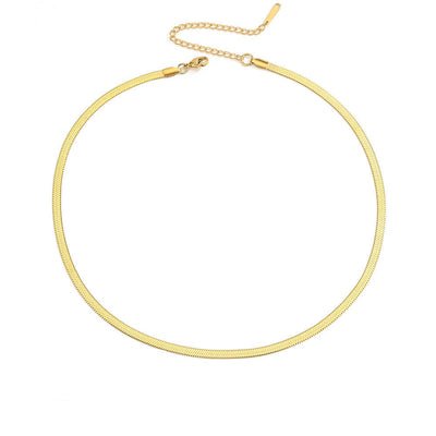 18k Gold Fish Braid Necklace