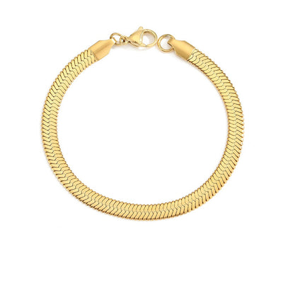 18k Gold Stella Necklace Featuring Braid and Fish Design