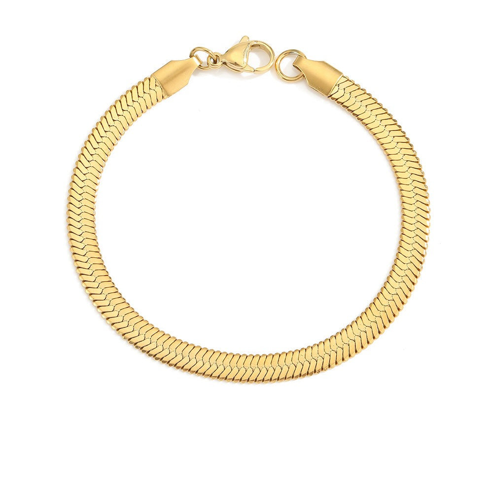 18k Gold Stella Necklace Featuring Braid and Fish Design
