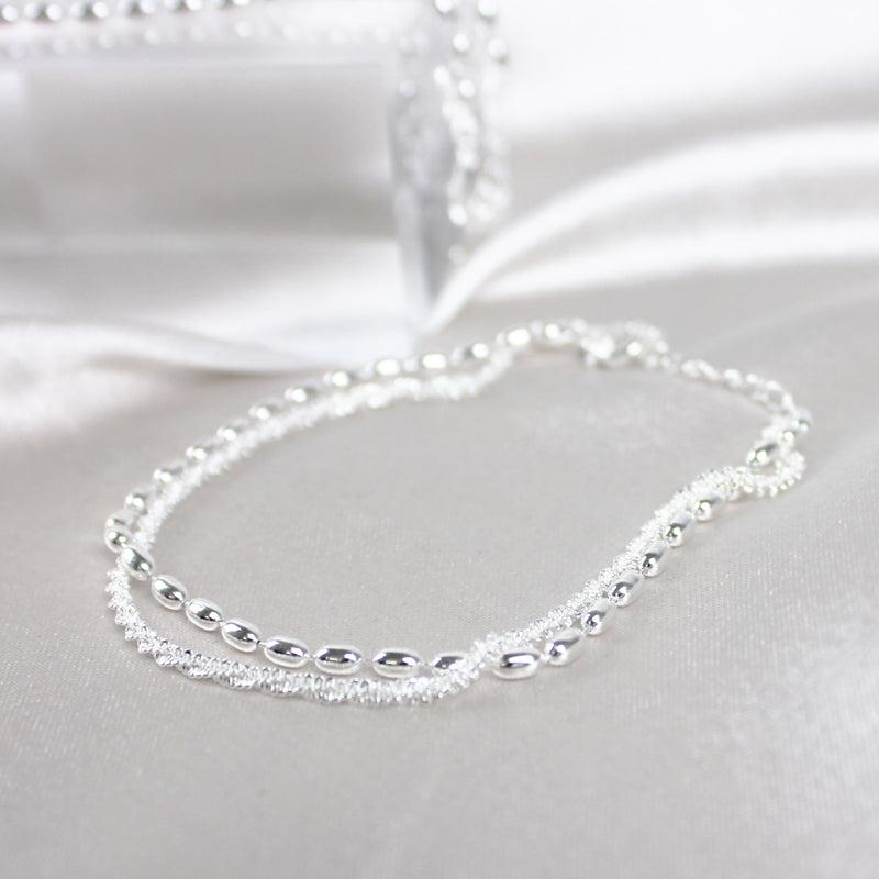Sterling Silver Zirconia Bracelet