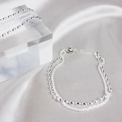 Sterling Silver Zirconia Bracelet