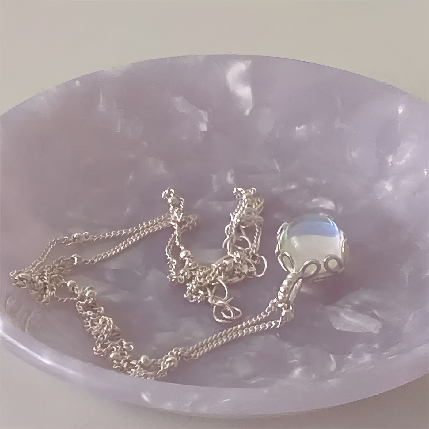 Luminous Moonstone Pendant Necklace