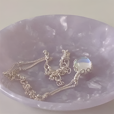 Luminous Moonstone Pendant Necklace