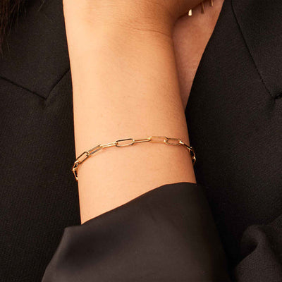 14k Gold Venice Link Bracelet