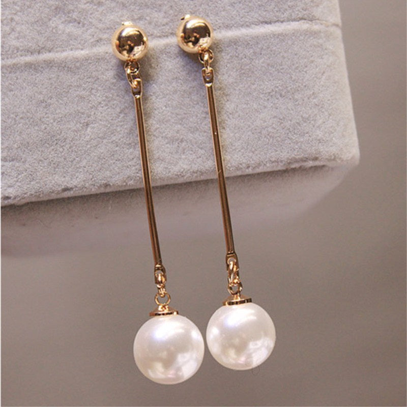 Alina | Unique Artisan-Made Pearl Drop Earrings