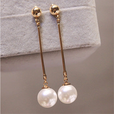 Alina | Unique Artisan-Made Pearl Drop Earrings