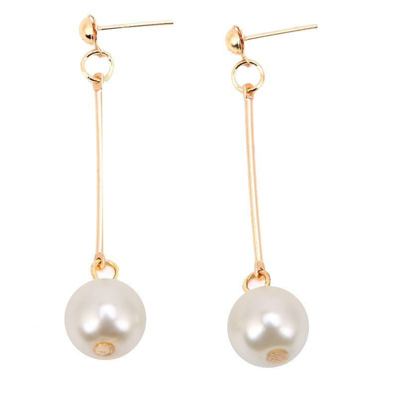 Alina | Unique Artisan-Made Pearl Drop Earrings