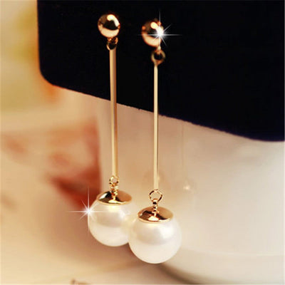 Alina | Unique Artisan-Made Pearl Drop Earrings