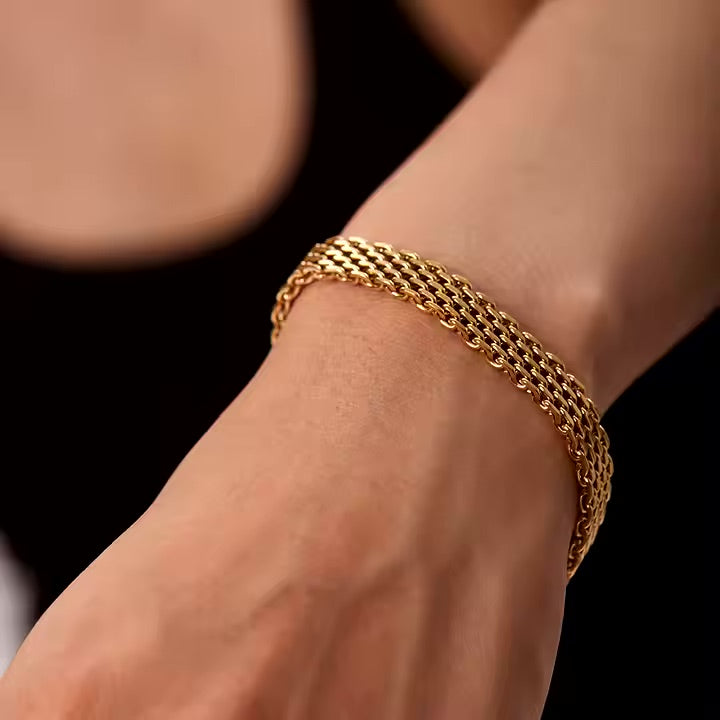 Imara Elegant Chain Bracelet | 18K Gold