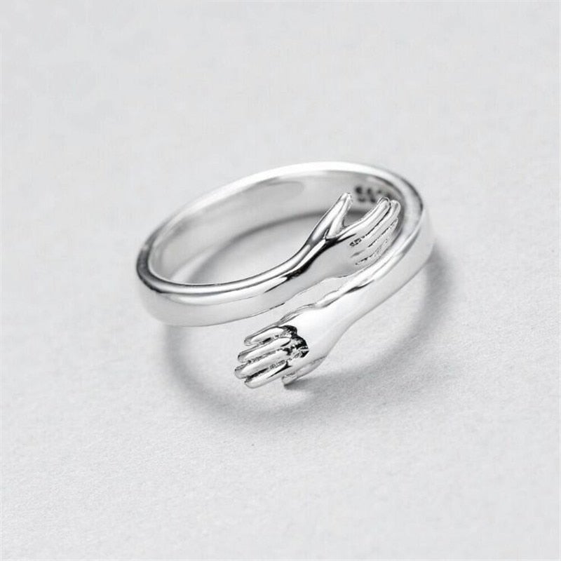 Adjustable Silver Snuggle Ring