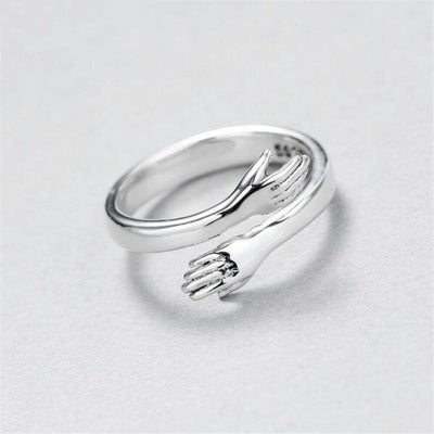 Adjustable Silver Snuggle Ring