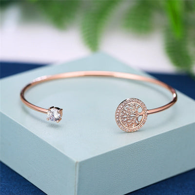 Chic Adjustable Tree of Life Bracelet for a Stunning Style