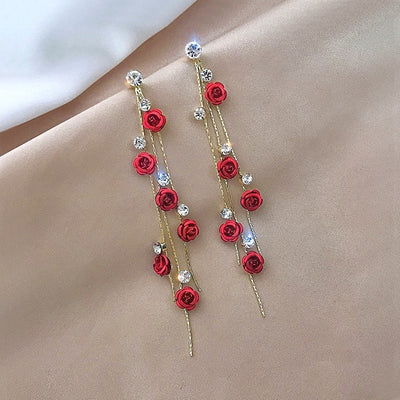 Madison | Elegant Bloom Rose Earrings