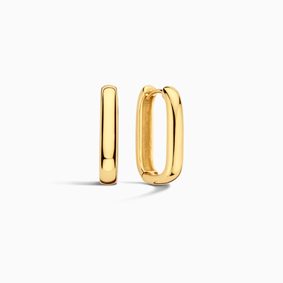 18k Gold Iconic Hoop Earrings