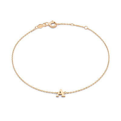 Vita Signa Personalized Initial Bracelet in 14k Gold