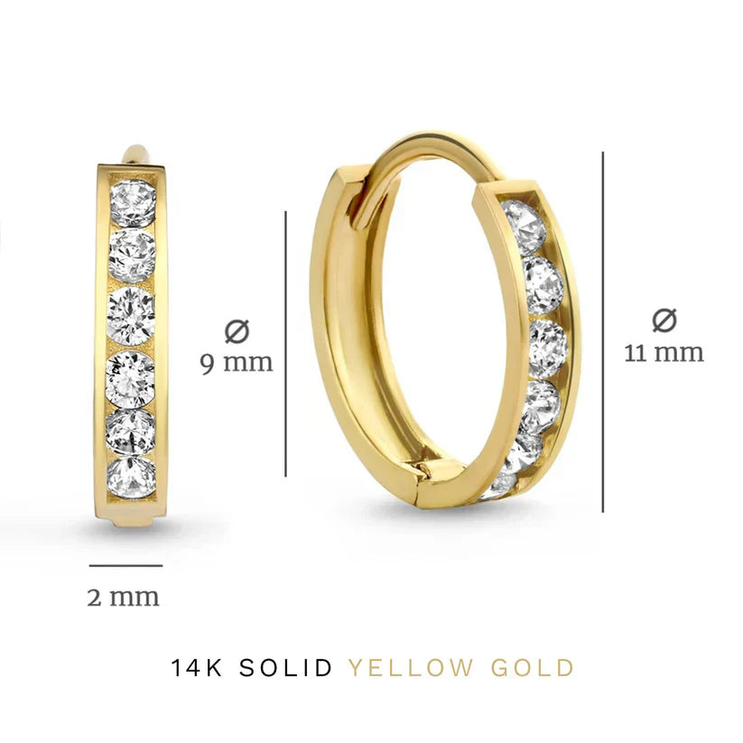 Brillane™ | Set of Gold Stone Earrings