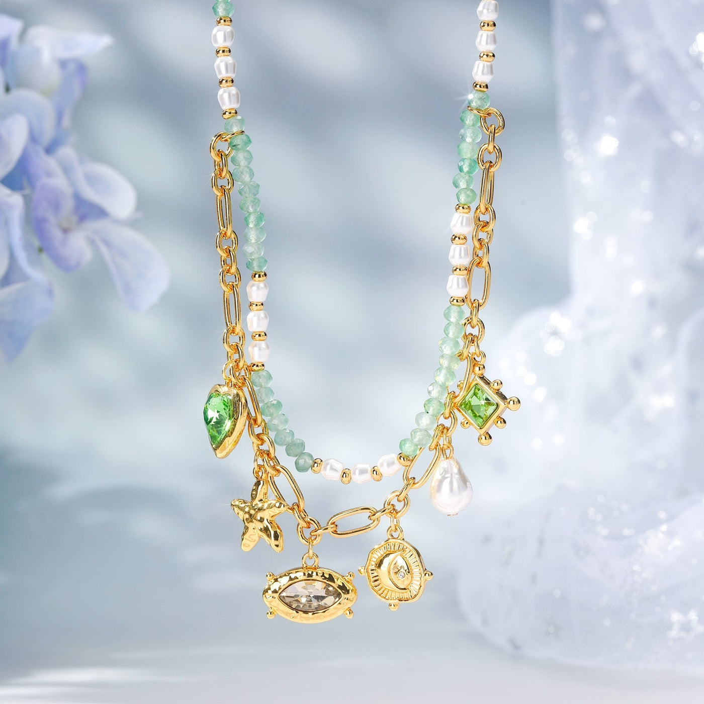 Classic Elegance Beaded Necklace