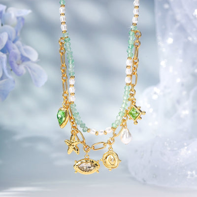 Classic Elegance Beaded Necklace