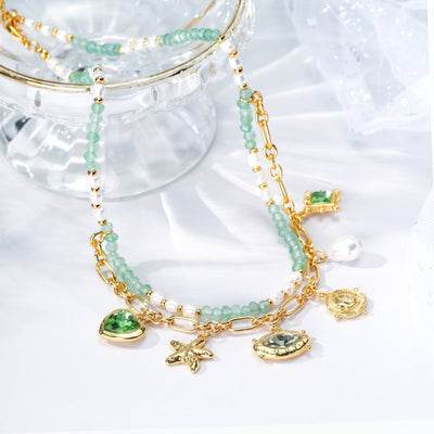 Classic Elegance Beaded Necklace
