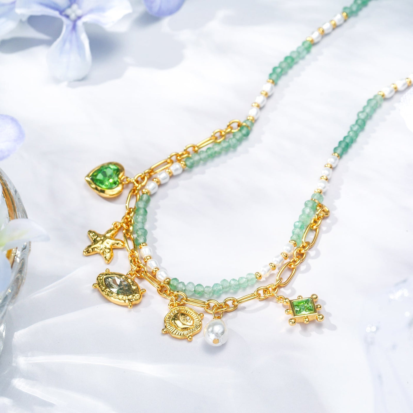 Classic Elegance Beaded Necklace