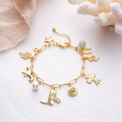 Retro Lucky Charm Bracelet