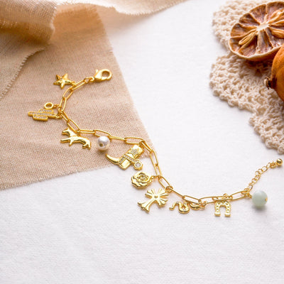 Retro Lucky Charm Bracelet