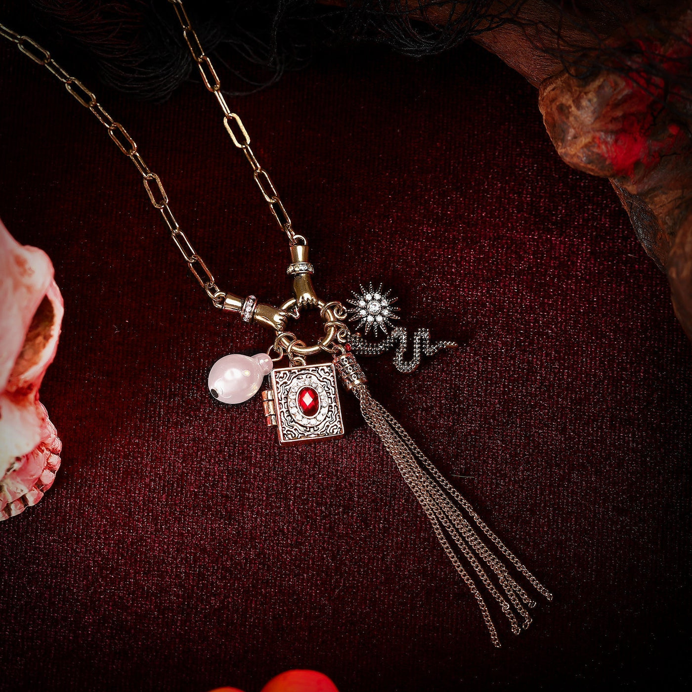 Enchanted Diary Pendant Necklace