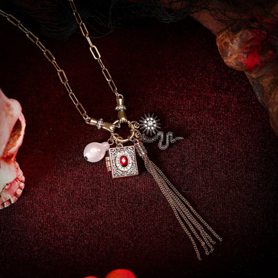 Enchanted Diary Pendant Necklace