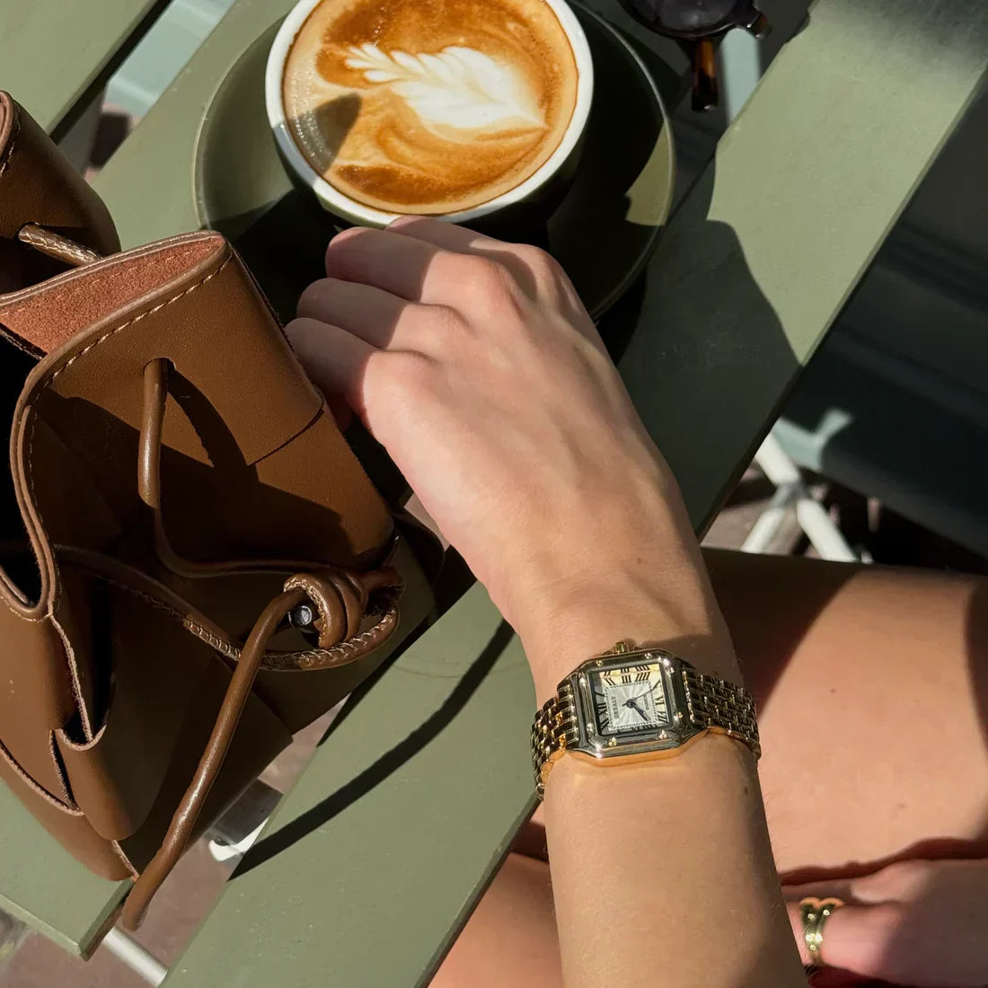 Fienna™ | Elegant Women's Gold Timepiece