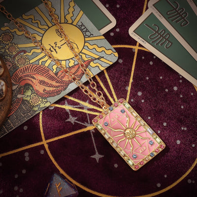 Celestial Solar Tarot Pendant