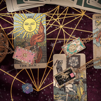 Celestial Solar Tarot Pendant