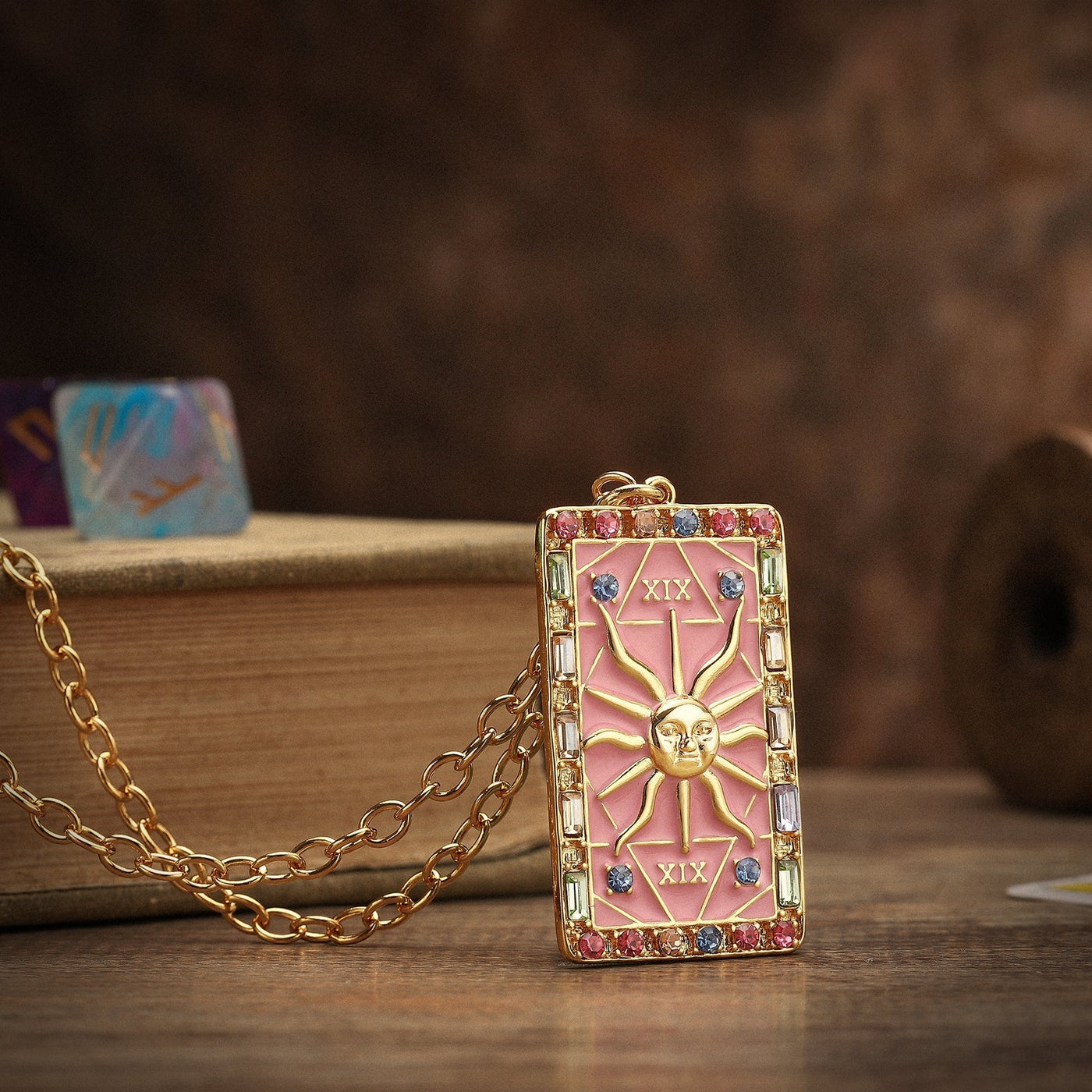 Celestial Solar Tarot Pendant