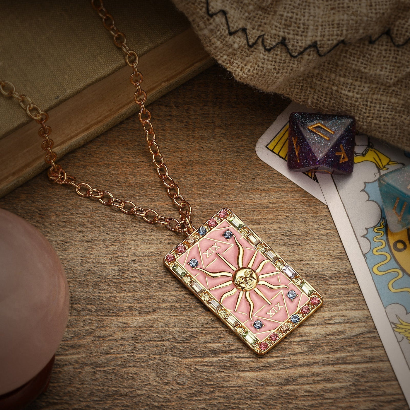 Celestial Solar Tarot Pendant