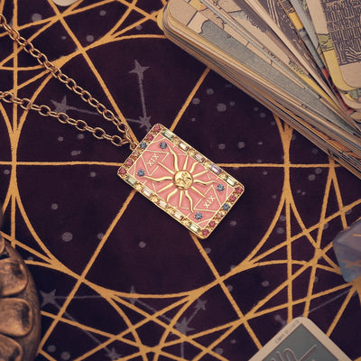Celestial Solar Tarot Pendant