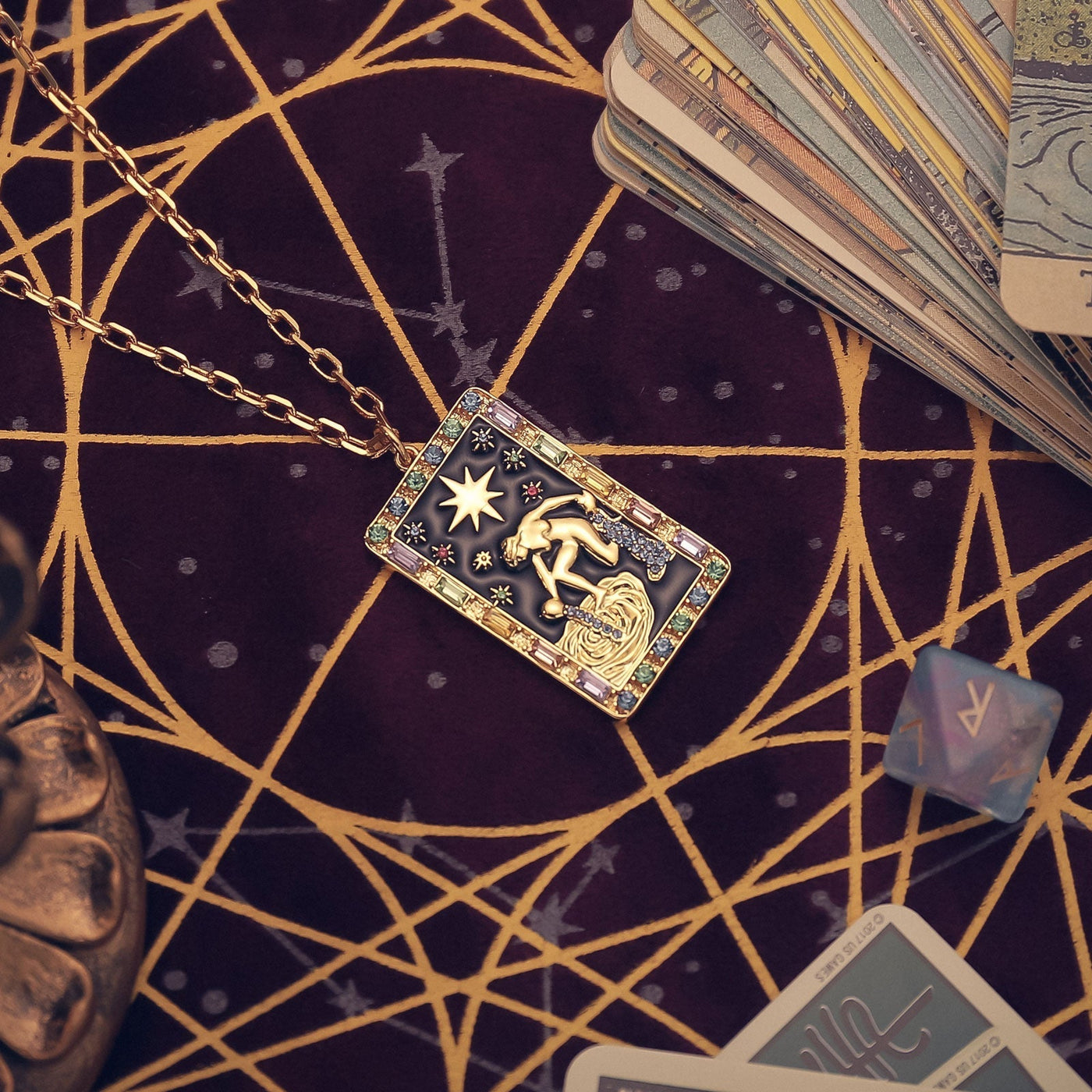Celestial Tarot Pendant Necklace