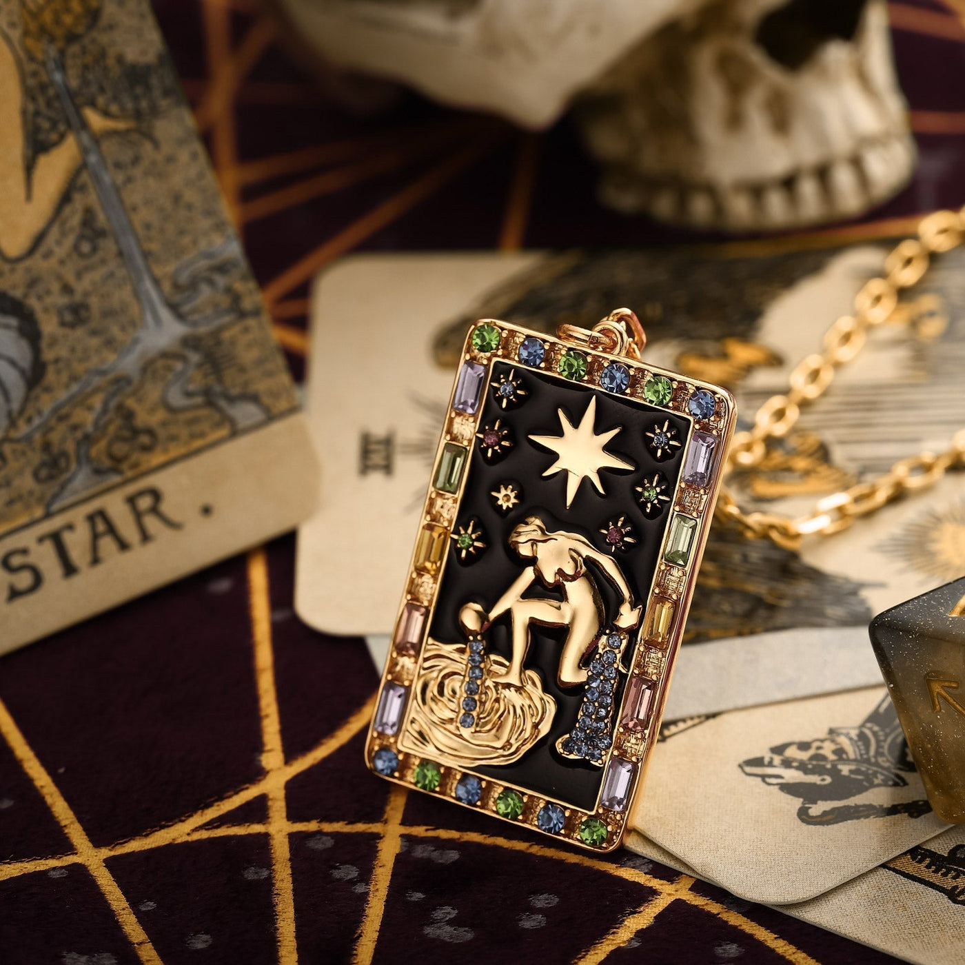 Celestial Tarot Pendant Necklace