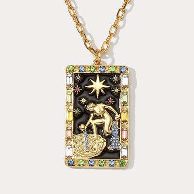 Celestial Tarot Pendant Necklace