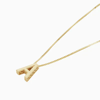 LOVE LETTER GOLD INITIAL NECKLACE