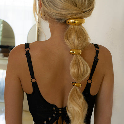 18k Gold Ponytail Hair Tie