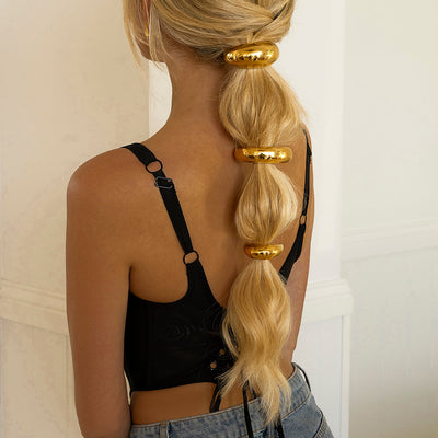 18k Gold Ponytail Hair Tie